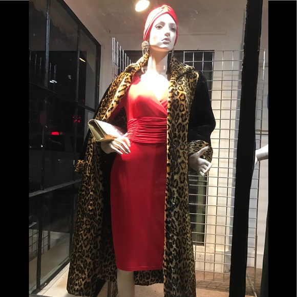 Furgery Jackets & Blazers - Faux leopard fur coat